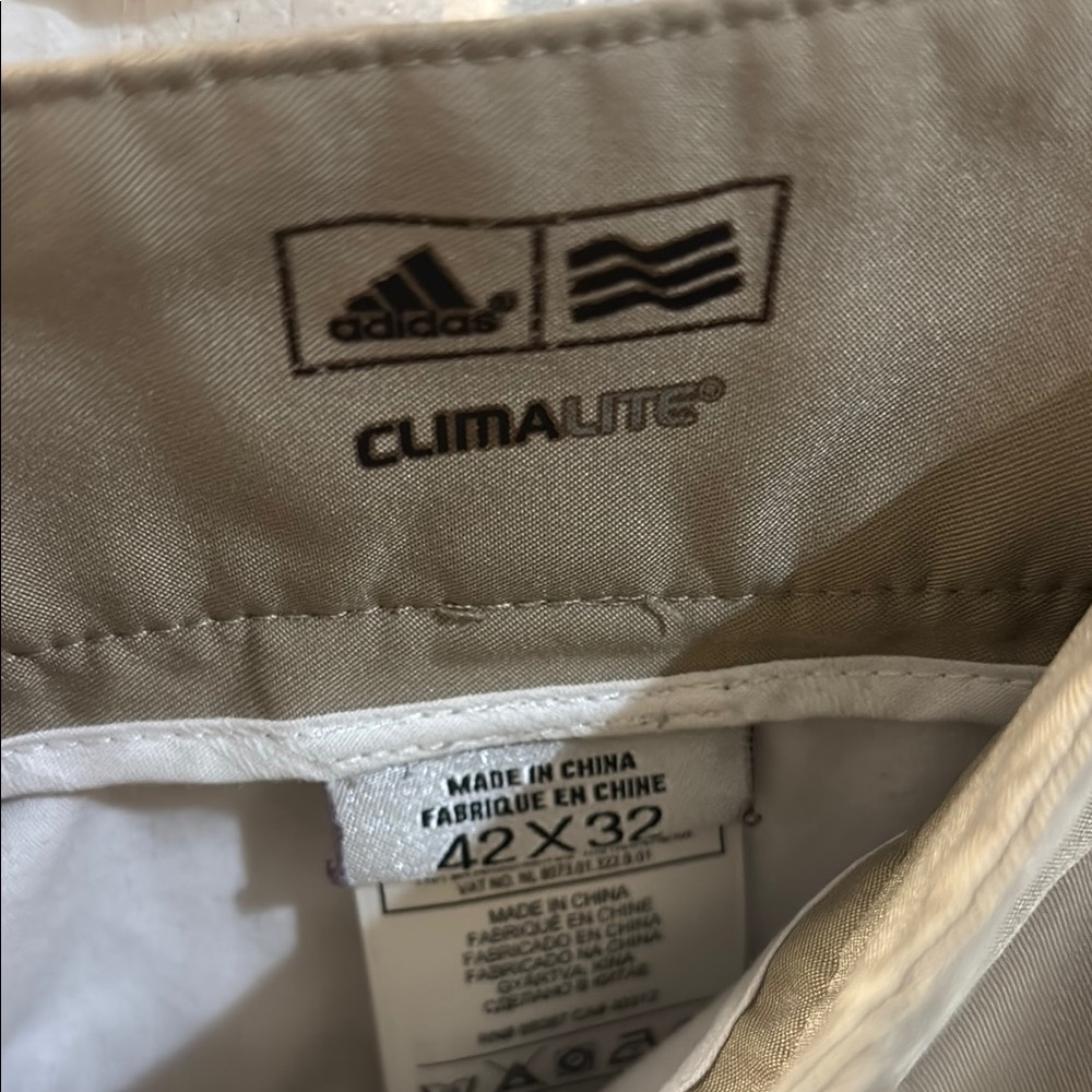 Adidas Climalite Pants - Light Tan Golf Pants 42 x 32